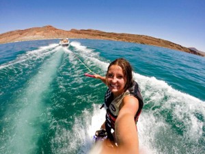 Photo of Hannah Harrah at a lake, St. George, undated | Photo courtesy of Erin Zeltner, St. George News