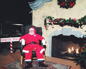 Santa Claus at Tuacahn's Christmas in the Canyon, Ivins, Utah, Dec. 5, 2014 | Photo by Ali Hill, St. George News