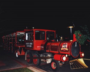 Old Salty Train, provided by Ruby's Inn, at Tuacahn's Christmas in the Canyon, Ivins, Utah, Dec. 5, 2014 | Photo by Ali Hill, St. George News