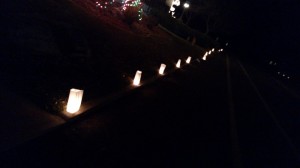 Luminaries placed throughout W. Bloomington Drive S. and adjacent streets  in the Bloomington neighborhood of St. George, Utah, Dec. 24, 2014 | Photo by Mori Kessler, St. George News