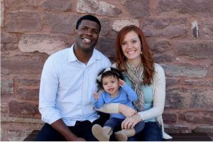 Everton Aroujo and his wife and young daughter pose for a family picture, St. George, Utah, undated | Photo courtesy of the Dixie College Foundation, St. George News