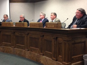 Cedar City Council discuss the new ambulance service option, Cedar City, Utah, Jan. 28, 2015 | Photo by Holly Coombs, St. George News