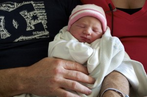 Allison Kay Davis was born at 4:50 a.m. this morning at Dixie Regional Medical Center making her the 2015 New Year baby, St. George, Utah, Jan. 1, 2015 | Photo by Samantha Tommer, St. George News