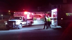 Two teen girls, were transported to Dixie Regional Medical Center following the collision at 100 North and Valley View Drive, St. George, Utah, Jan. 9, 2015 | Photo by Mori Kessler, St. George News