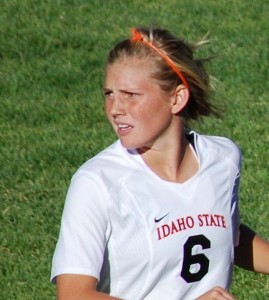 Ashley Irvin played soccer at Idaho State University, date and location unspecified | Photo courtesy of Ashley Irvin, St. George News