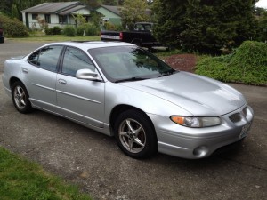 This photo is a representation of the same make and model and color vehicle as described in the story, a 2001 Silver Pontiac Grand Prix, but is not the actual vehicle in question | Photo courtesy of the Iron County Sheriff's Office, St. George News