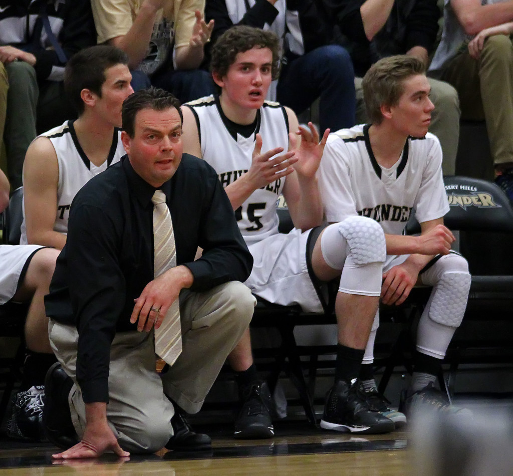 Juab vs. Desert Hills, Boys Basketball, St. George,  Utah, Feb. 20, 2015 | Photo by Robert Hoppie, ASPpix.com, St. George News