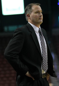 Cedar Head Coach John Elison, Cedar vs. Morgan, 3A State Basketball Tournament, Salt Lake City, Utah, Feb. 26, 2015 | Photo by Robert Hoppie, ASPpix.com, St. George News