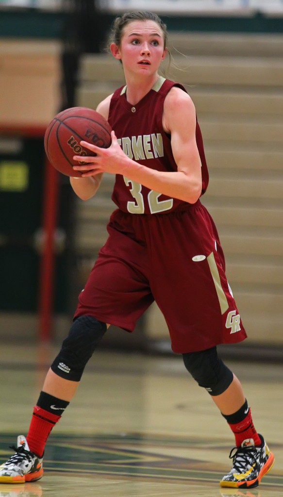 Morgan Myers, file photo from Cedar vs. Snow Canyon, Girls Basketball, St. George, Utah, Feb. 3, 2015 | Photo by Robert Hoppie, ASPpix.com, St. George News