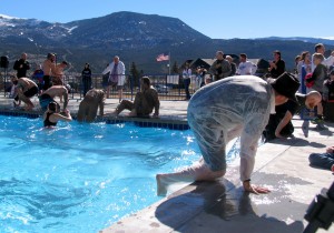 Chilly Dip draws 176 participants, Cedar City Community Center, Cedar City, Utah, Saturday, Feb. 7, 2015 | Photo by Carin Miller, St. George News