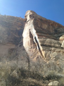 scenic sights along the Lower Calf Creek Falls trail, near Boulder Town, Utah, Feb. 16, 2015 | Photo by Holly Coombs, St. George News
