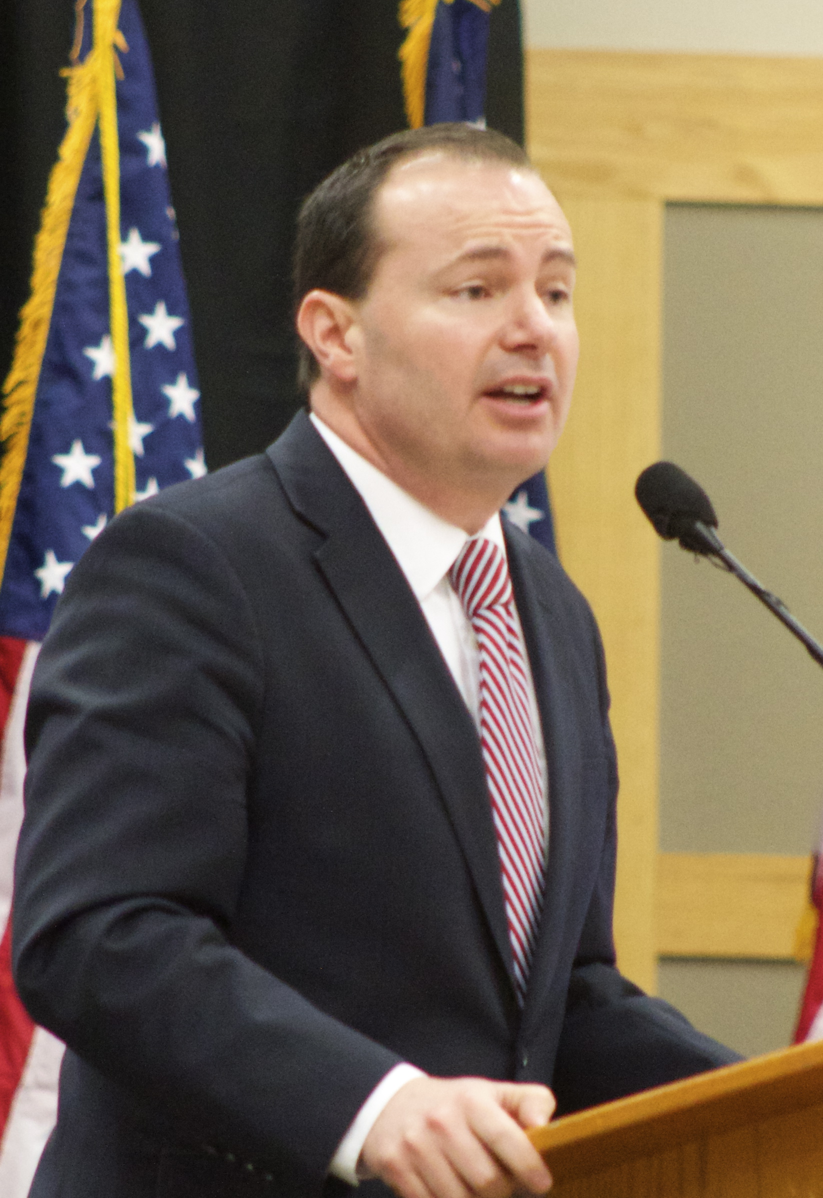 Sen. Mike Lee, Lincoln Day Breakfast, St. George, Utah, Feb. 14, 2015 | Photo by Rhonda Tommer, St. George News