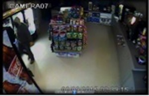 Picture depicting a person of interest involved in a burglary at Cedar Brand Trading Post, Iron County, Utah, Feb. 9, 2015 | Photo courtesy of the Iron County Sheriff's Office