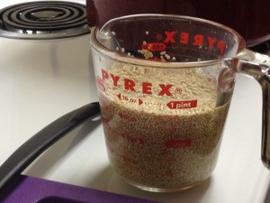 Quinoa is given a rinse before being added to a soup during a Food $ense class held at the Utah State University Washington County Extension, St. George, Utah, Feb. 10, 2015 | Photo by Hollie Reina, St. George News