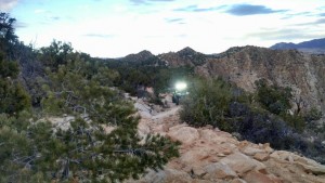 Search and rescue responders rescue a lost hiker on the Red Mountain Trail near Dammeron Valley, Utah, Feb. 7, 2015 | Photo courtesy of Washington County Search and Rescue, St. George News