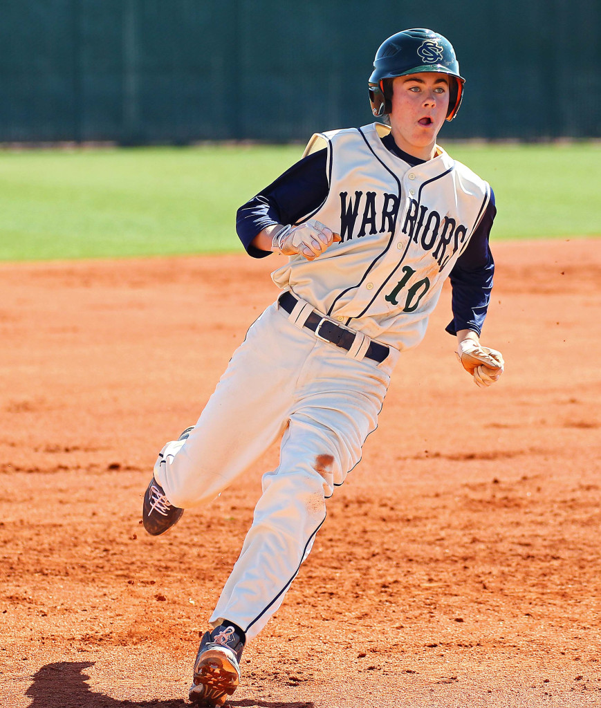 Austin Deming, file photo from Canyon View vs. Snow Canyon, Baseball, St. George, Utah, Mar. 7, 2015 | Photo by Robert Hoppie, ASPpix.com, St. George News