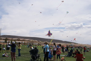 Kites at the 15th annual Dixie Power Kite Festival at SunRiver Golf Course, St. George, Utah, April 12, 2014 | Photo by St. George News