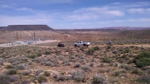 Emergency responders search for an injured mountain biker on the Zen Trail, St. George, Utah, March 21, 2015 | Photo courtesy of Washington County Search and Rescue, St. George News