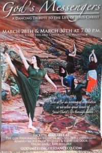 God's Messengers Dance Company flyer for their upcoming show, "A Tribute to the Life of Jesus Christ", St. George, Utah, undated | Courtesy of God's Messengers Dance Company, St. George News