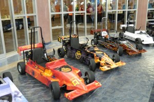 Creative paint jobs on the Mini Indy Cars are on display during the Mini Indy charity race, St. George, Utah, date not specified | Photo courtesy of SkyWest spokesman, Layne Watson, St. George News