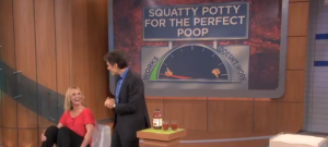 Dr. Oz features the Squatty Potty on his show on May 21, 2012 | Photo courtesy of DoctorOz.com