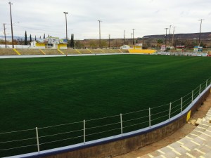 The new green grass at the Dixie Sun Bowl. | Photo courtesy Zion Lions.