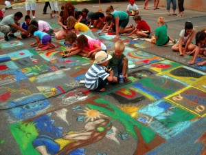 Kayenta Street Painting Festival, Ivins, Utah, April 13, 2013 | Photo by Alexa Verdugo Morgan, St. George News