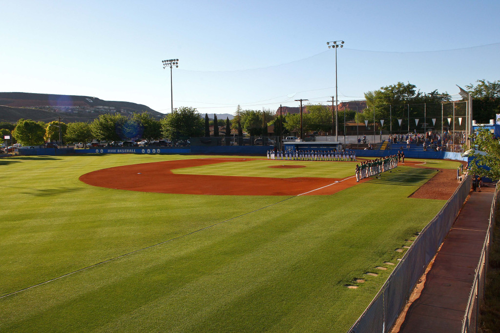 Tonight is the last home game for the Dixie Flyers at Don Lay Flyer Field in 700 south,  St. George, Utah, Apr. 27, 2015 | Photo by Robert Hoppie, ASPpix.com, St. George News