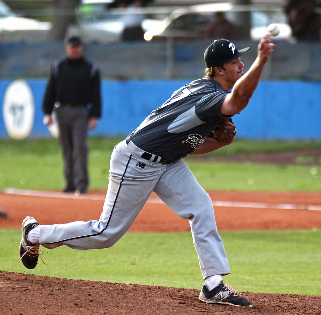 Pine View starting pitcher Dakota Donovan, Pine View vs. Dixie, Baseball, St. George, Utah, Apr. 14, 2015 | Photo by Robert Hoppie, ASPpix.com, St. George News