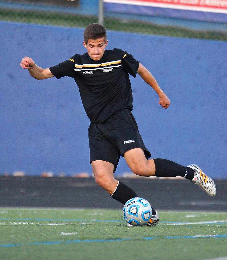 Christian Cottle is one of 15 experienced players returning for the Thunder, file photo from Desert Hills vs. Dixie, Soccer, St. George, Utah, Mar. 31, 2015 | Photo by Robert Hoppie, ASPpix.com, St. George News