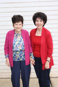 L-R: Ardella Heiner with her daughter Jeanette Benson. Photo courtesy of Jeanette Benson. Heiner was honored as daughter of Henry and Susanna Gubler, one of the city’s founding couples. 