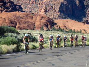 Athlete's bike across St. George, St. George, Utah, May 3, 2014 | Photo courtesy of St. George and Zion National Park Tourism, St. George News 