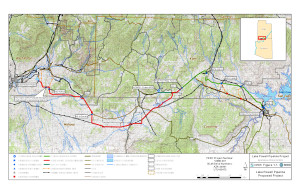 Map of proposed Lake Powell Pipeline | Image courtesy of Washington County Water Conservancy District, St. George News | Click on image to enlarge