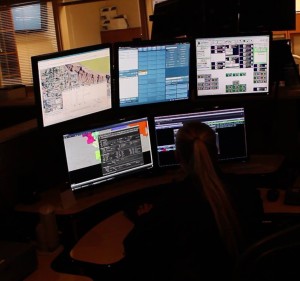 A dispatcher works in the St. George Communications Center March 26, 2015 | Photo by Ric Wayman, St. George News