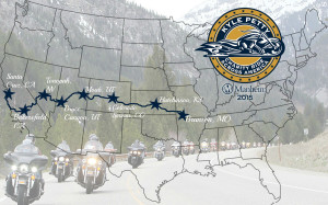 Kyle Petty Charity Ride route | Image courtesy of the Kyle Petty Charity Ride, St. George News
