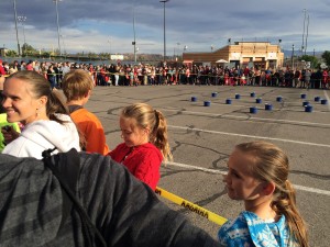 One of the bouncy balls used in a record-breaking attempt at Dixie State University, St. George, Utah, April 16, 2015 | Photo by Cami Cox Jim, St. George News