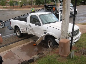 An accident on Valley View Drive sent a motorcycle rider to the hospital, St. George, Utah, Thursday, May 14, 2015 | Photo by Ric Wayman, St. George News