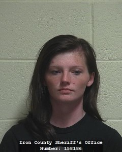 Samantha Jane Luttrull, Iron County Jail, Cedar City, Utah, May 12, 2015 | Photo courtesy of Iron County Bookings, St. George News 