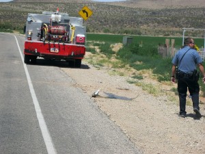 An experimental airplane crashed short of the runway in Hurricane, Saturday May 30, 2015 | Photo by Ric Wayman, St. George News