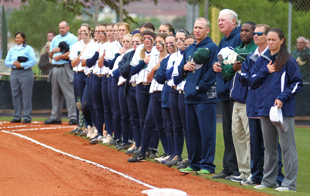 Snow Canyon vs. Morgan, Softball, St. George, Utah, May 9, 2015 | Photo by Robert Hoppie, ASPpix.com, St. George News