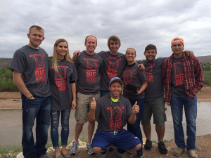 Dixie State University students pose for a photo after a service event, St. George, Utah, undated | Photo courtesy of Dixie State University