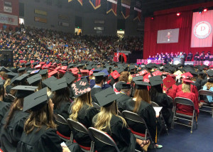 Dixie State University Commencement Ceremony, Dixie State University M. Anthony Burns Arena, St. George, Utah, May 8, 2015 | Photo by Carin Miller, St. George News