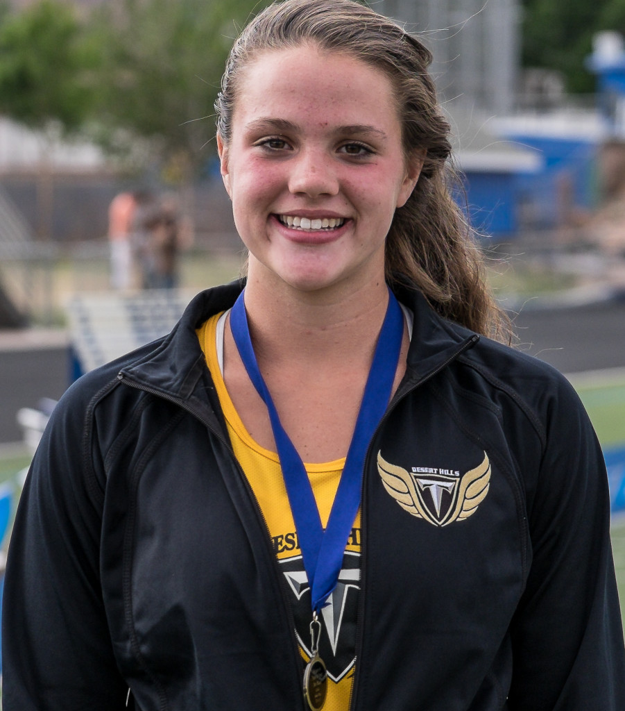 Shot put gold medalist Elly Williams