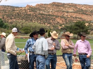 Cattlemen meeting opposing the Grand Canyon Watershed National Monument, Moccasin, Arizona, May 1, 2015 | Photo by Cami Cox Jim, St. George News