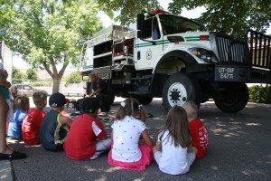 Children learn about safety during a session of Safety Town, location and date not specified | Photo courtesy of the St. George Leisure Services, St. George News