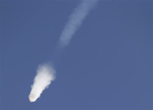 The SpaceX Falcon 9 rocket and Dragon spacecraft breaks apart shortly after liftoff at the Cape Canaveral Air Force Station in Cape Canaveral, Fla., Sunday, June 28, 2015. The rocket was carrying supplies to the International Space Station | Photo by AP John Raoux, St. George News