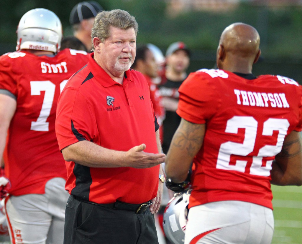 Zion coach Dale Stott, Zion Lions vs. Wasatch Revolution, Ogden, Utah, June 27 2015, | Photo by Robert Hoppie, ASPpix.com, St. George News