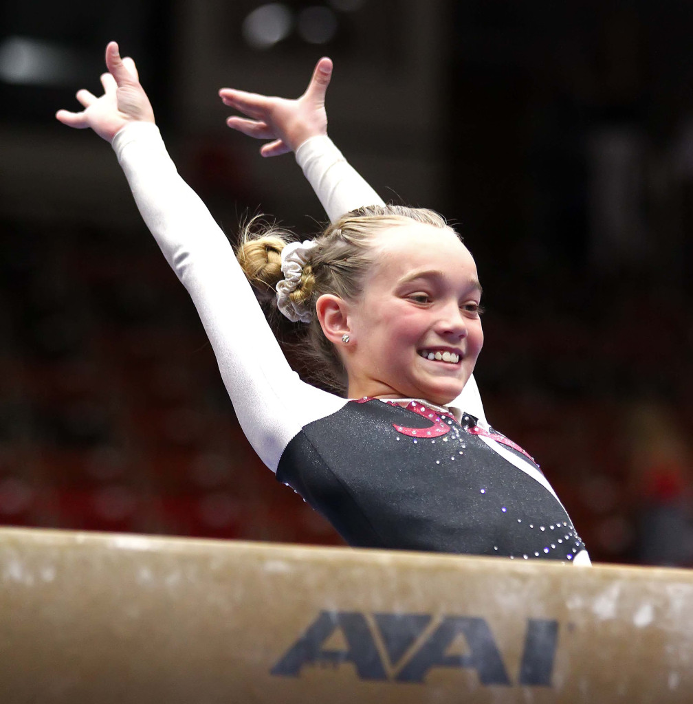 Utah Summer Games, Gymnastics, Cedar City, Utah, June 13, 2015, | Photo by Robert Hoppie, ASPpix.com, St. George News