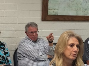 Property owner Butch Kramer readdresses the commission telling them that he believes they are making the wrong decision, Commission Chambers, Parowan, Utah, June 8, 2015 | Photo by Carin Miller, St. George News
