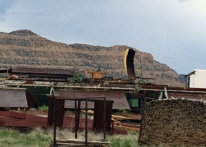 Garfield County is home to communities steeped in heritage and history that officials say are on the verge of collapse, Closed saw mill that used to provide jobs, Escalante, Utah, June 15, 2015 | Photo by Carin Miller, St. George News